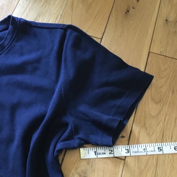 Eddie Bauer Dark Navy Blue Outdoor Essentials Short-Sleeve Tee - Picture 16 of 16